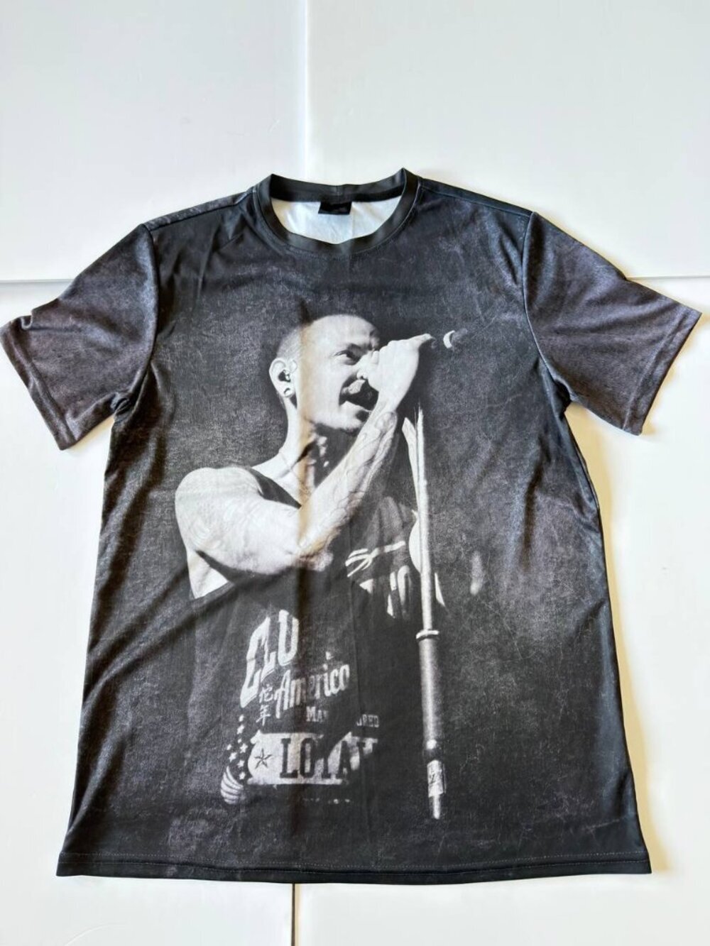 Chester Bennington All-Over Print T-Shirt – Men’s Size L